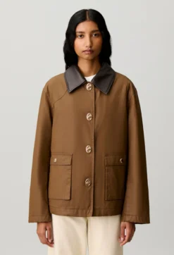 Parka courte cirée