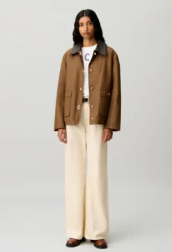 Parka courte cirée