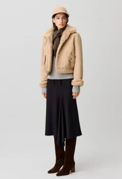 Parka courte nylon réversible