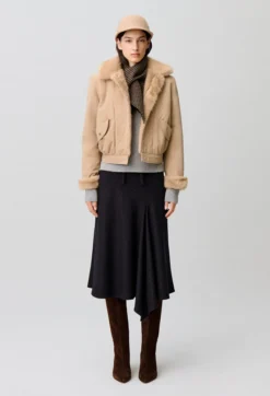 Parka courte nylon réversible