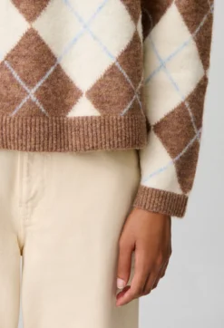 Pull droitmulticolore