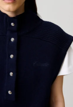Pull en laine sans manches