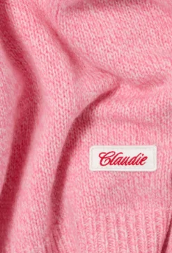 Pull maille col amovible