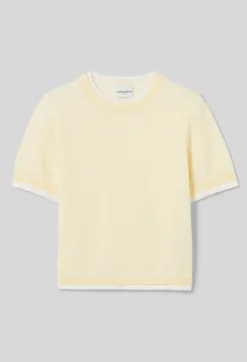 Pull maille contrastante