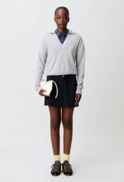 Pull polo laine