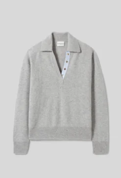 Pull polo laine