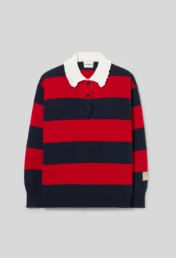 Pull polo rugby maille