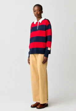 Pull polo rugby maille