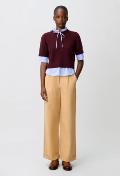 Pull rayé laine