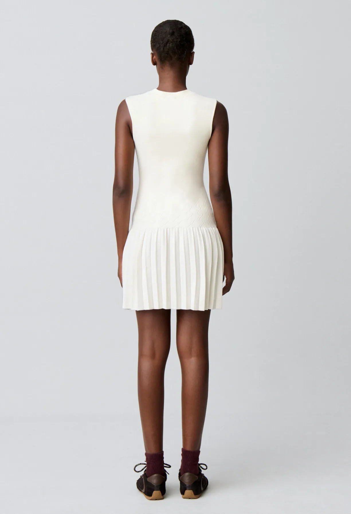 Robe courte maille