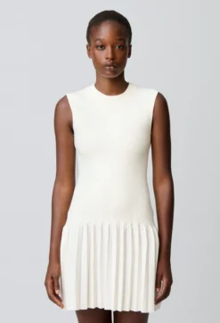 Robe courte maille