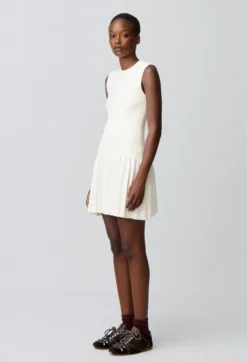 Robe courte maille