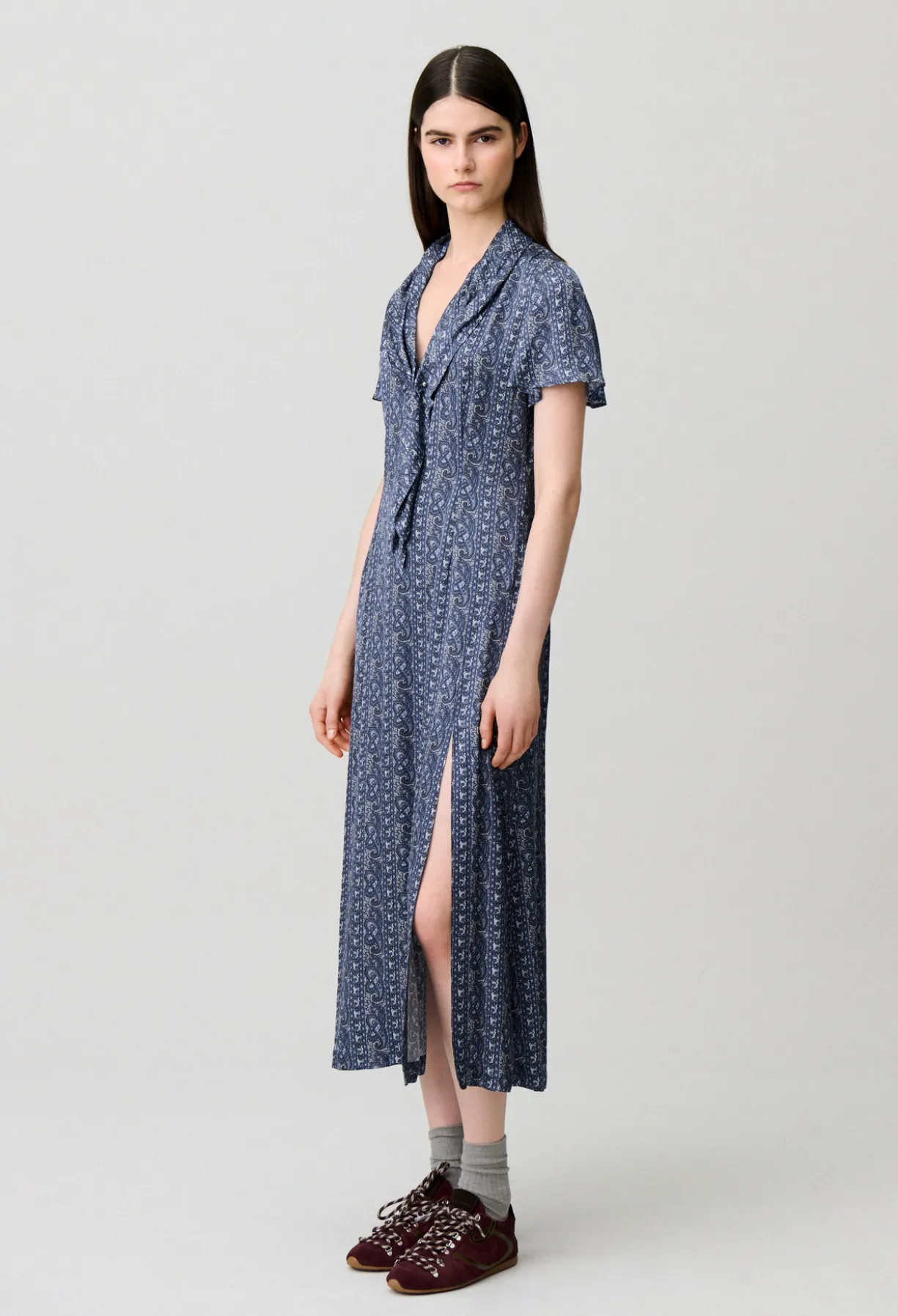 Robe fluide imprimée