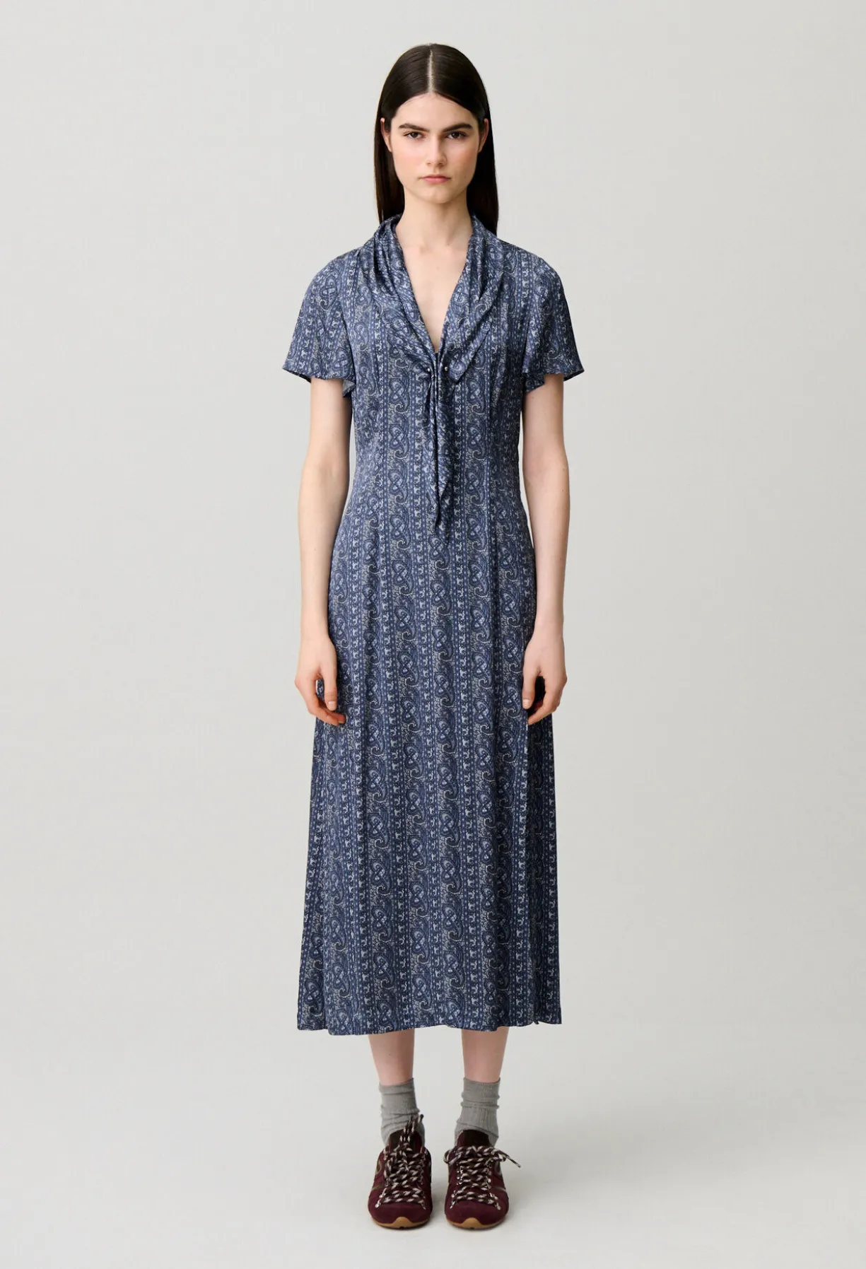 Robe fluide imprimée