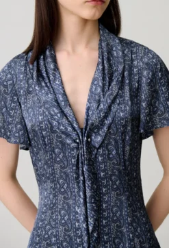 Robe fluide imprimée