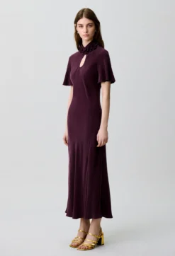 Robe fluide midi