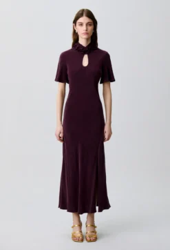 Robe fluide midi