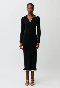 Robe longue maille