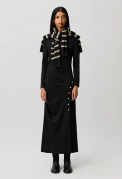 Robe longue près du corps jersey