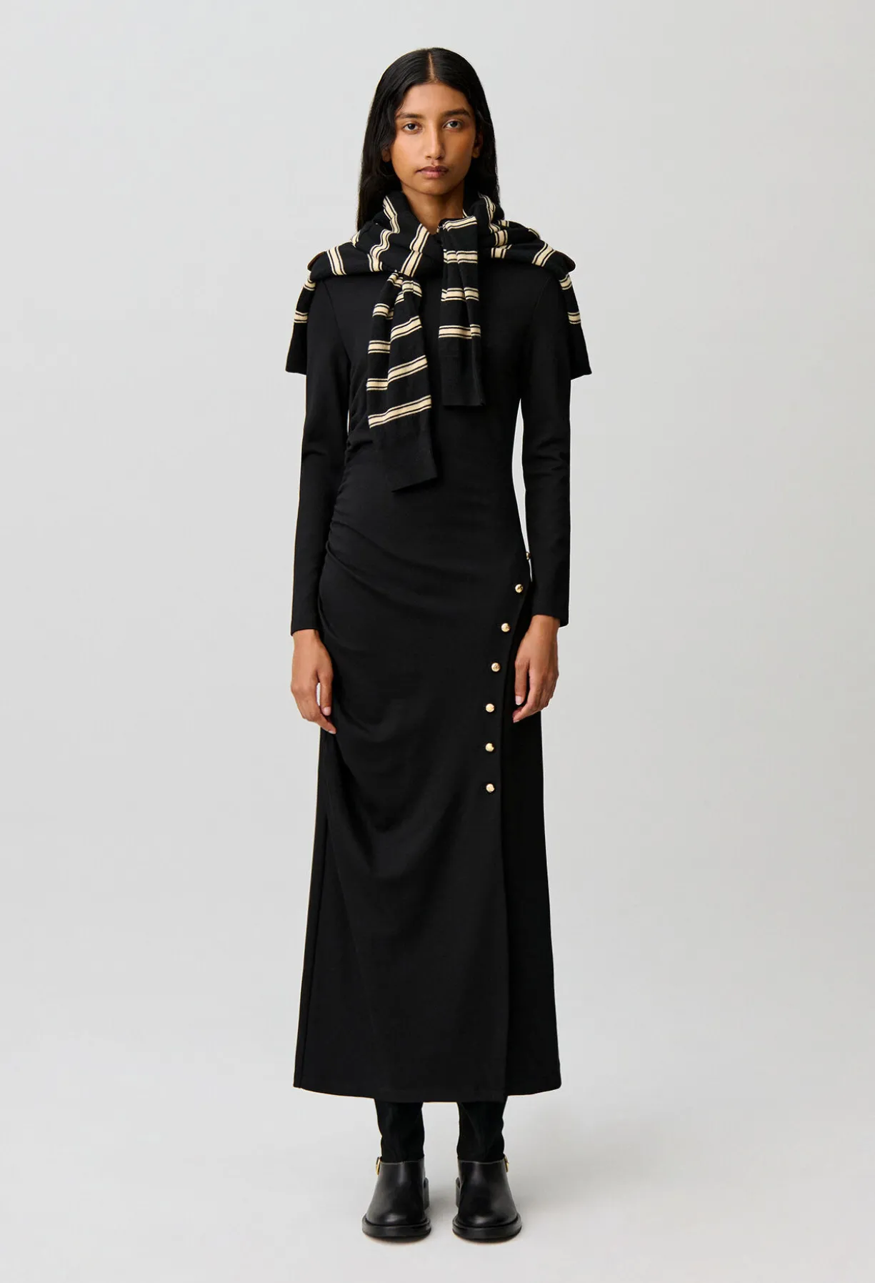 Robe longue près du corps jersey