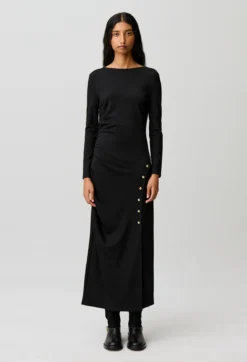 Robe longue près du corps jersey