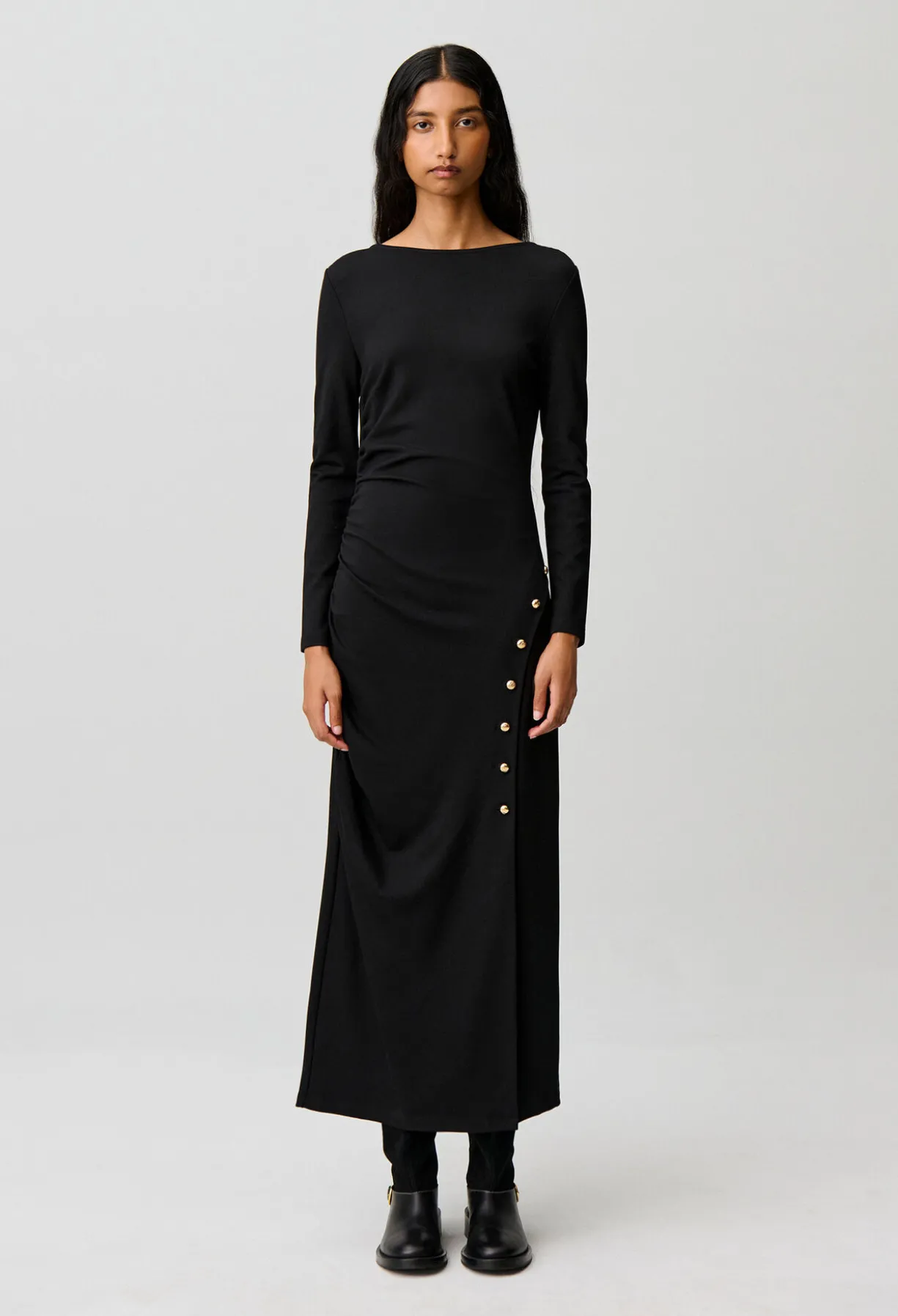 Robe longue près du corps jersey