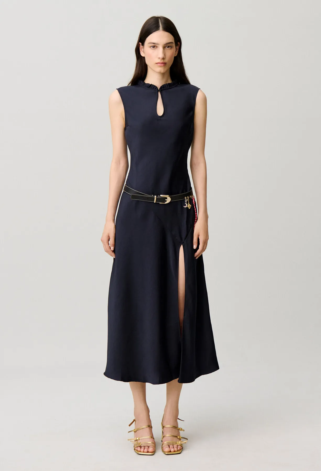 Robe midi fluide