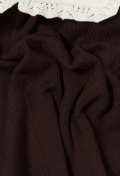 Robe patineuse maille col chemise