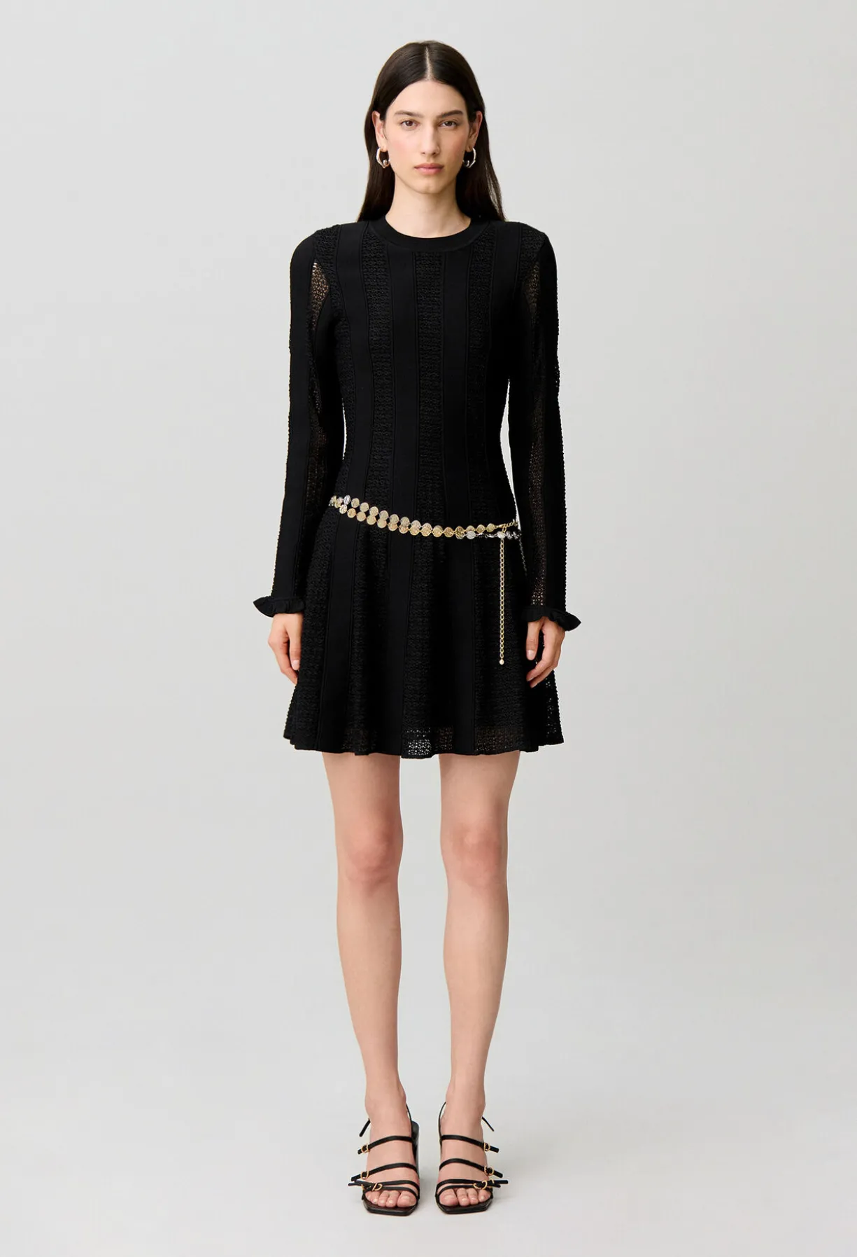 Robe patineuse maille lurex