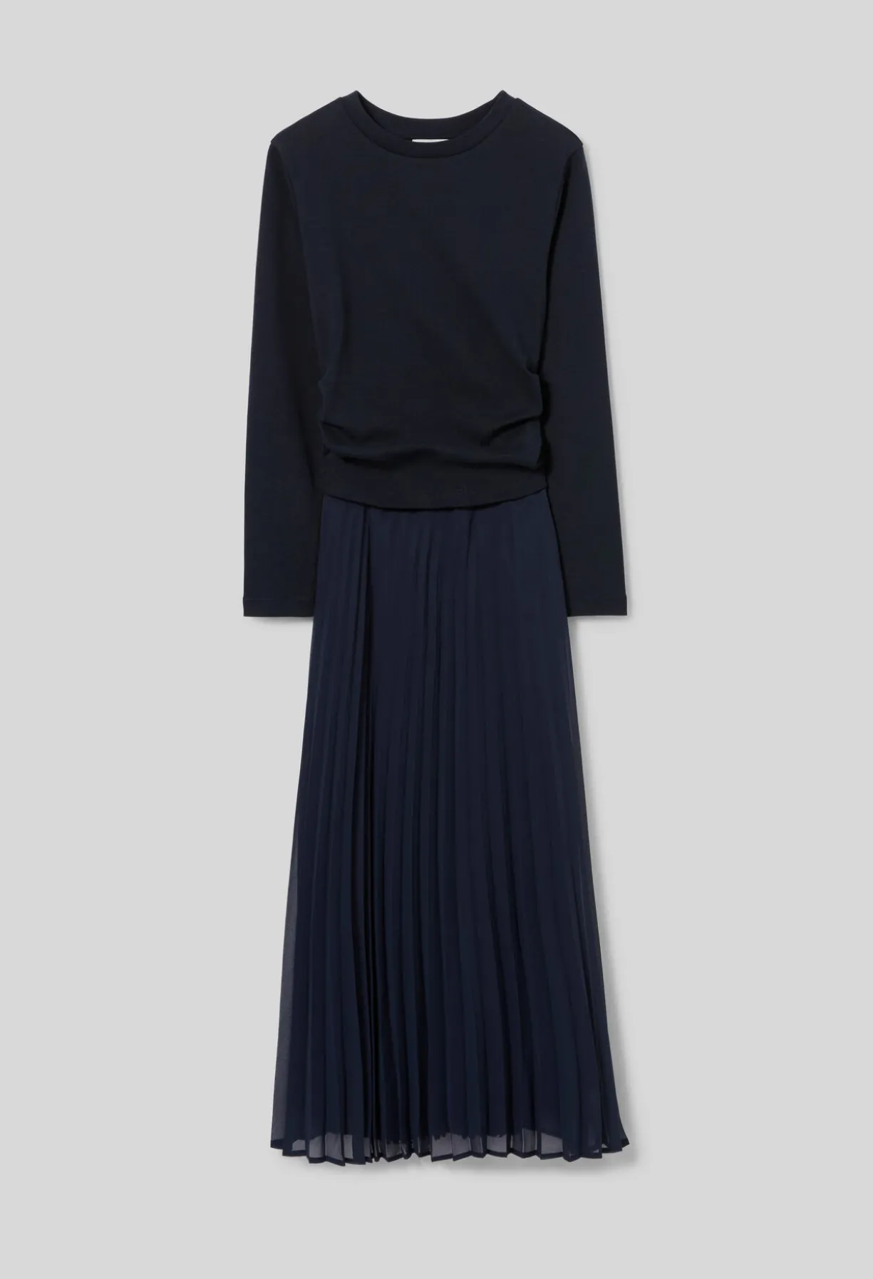 Robe t-shirt bi-matières