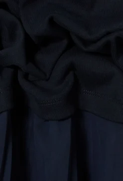 Robe t-shirt bi-matières