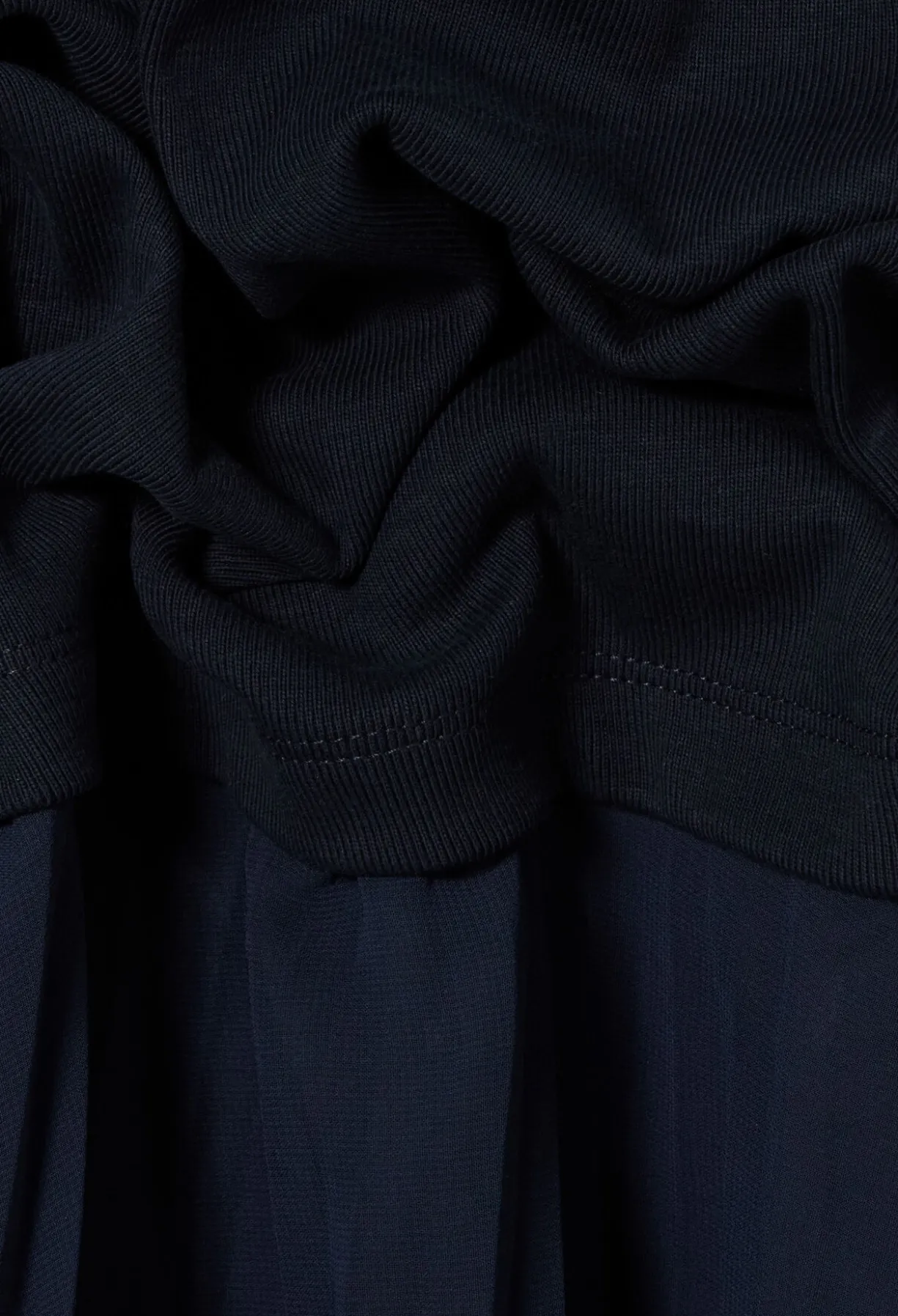 Robe t-shirt bi-matières