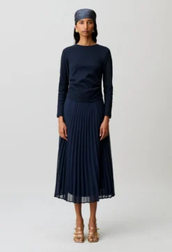 Robe t-shirt bi-matières