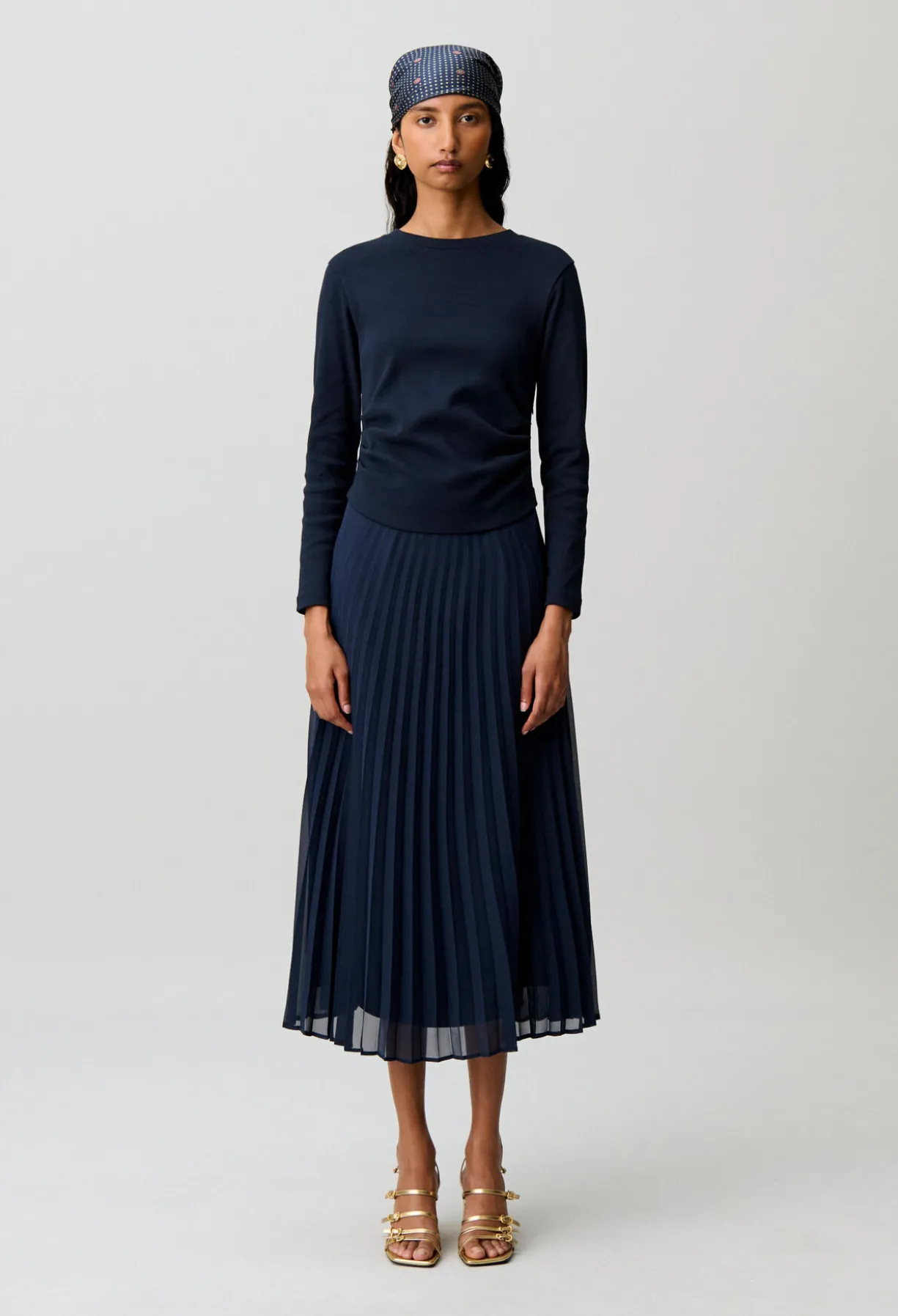 Robe t-shirt bi-matières