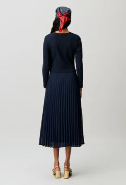 Robe t-shirt bi-matières
