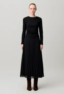 Robe t-shirt bi-matières