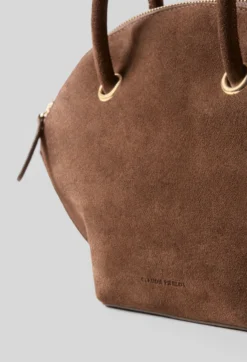Sac Grelot cuir velours