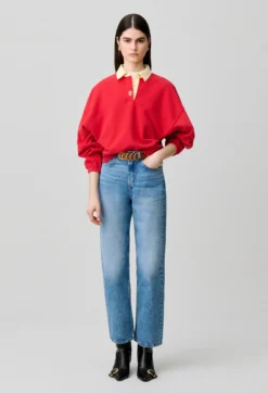 Sweatshirt oversize coton