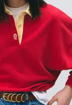 Sweatshirt oversize coton