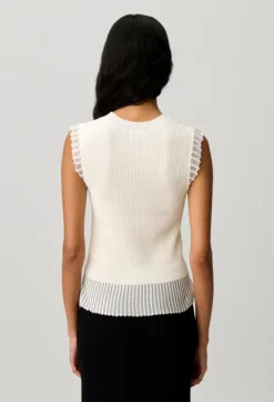 Top maille col montant