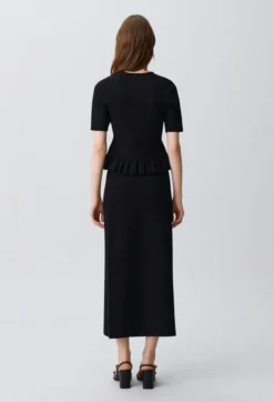 Top maille col rond