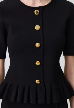 Top maille col rond