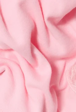 Top rose asymétrique en coton