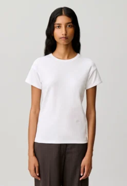T-shirt blanc à manches courtes