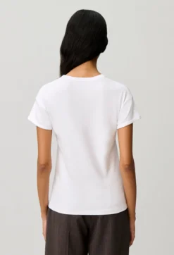 T-shirt blanc à manches courtes