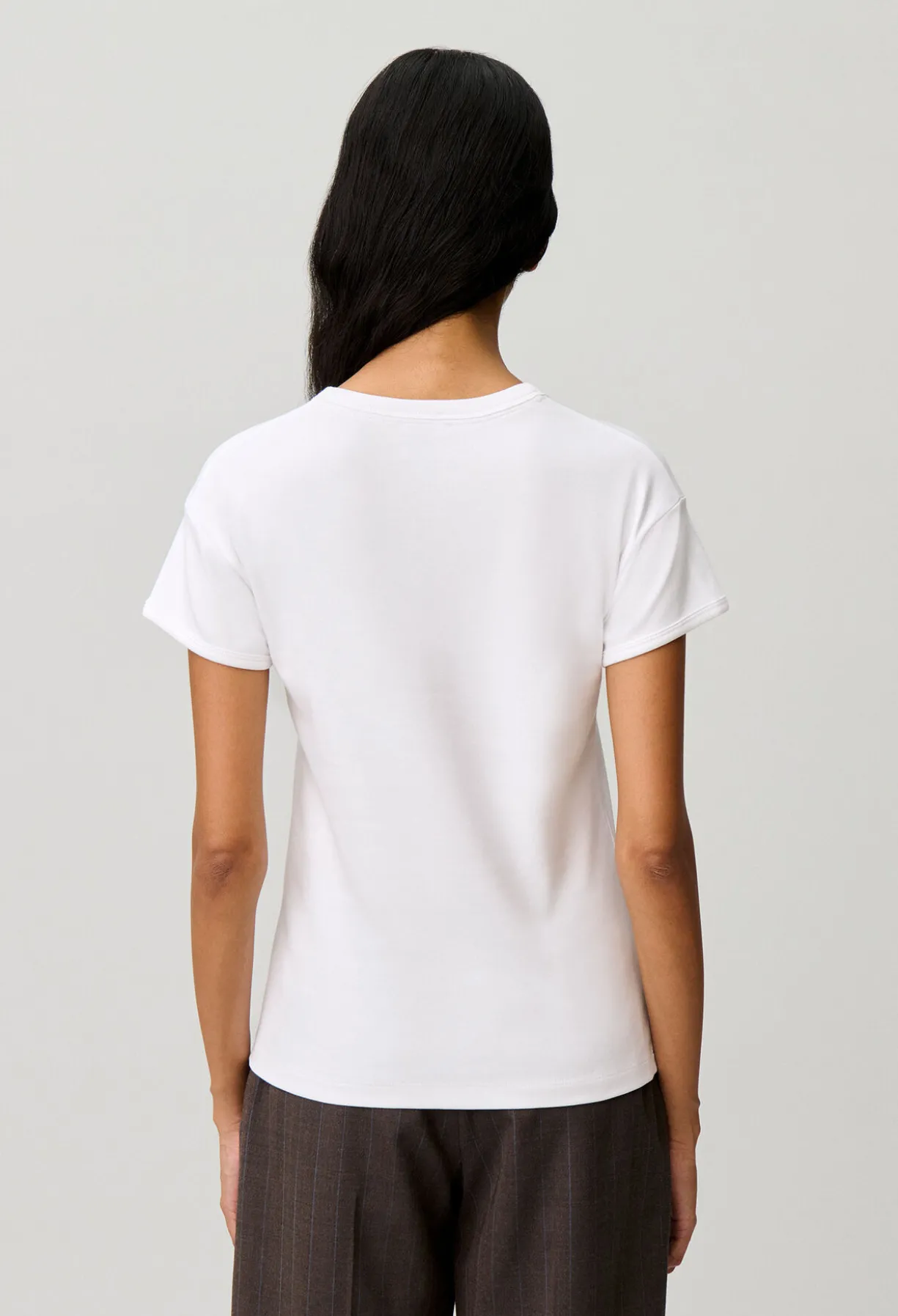T-shirt blanc à manches courtes