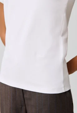 T-shirt blanc à manches courtes