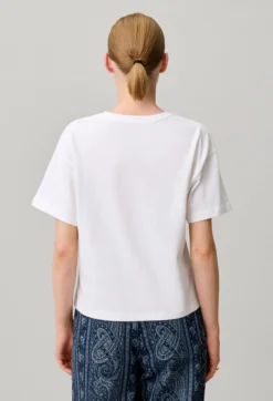 T-shirt coton large court