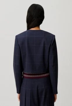 Veste boîte à carreaux
