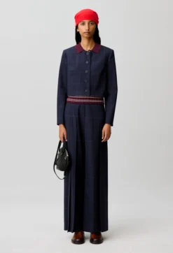 Veste boîte à carreaux